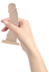 Addiction Edward 6" Silicone Dildo in Ivory Realistic Dildo - Tophatter Daily Deals