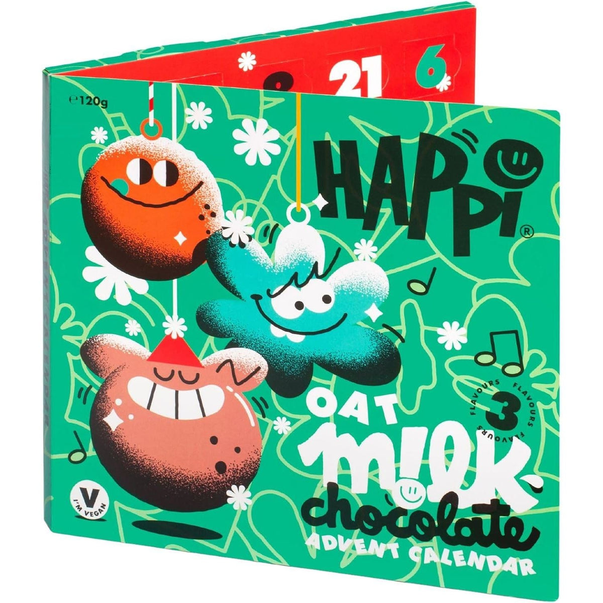 HAPPi Oat Milk Chocolate Advent Calendar | Vegan Christmas Advent Calendar Advent Calendar - Tophatter Daily Deals