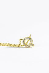 Q To U Zircon 925 Sterling Silver Necklace Necklaces - Tophatter Daily Deals