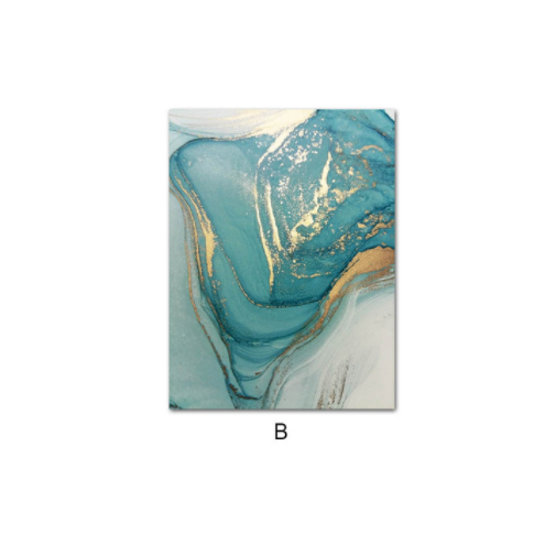 Abstract Liquid Fluid Art Poster Canvas Painting Modern Wall Picture Home Living Room Decor 2color 0 - Tophatter Daily Deals