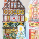 3D High Street Christmas Advent Calendar | Advent Calendar Pop-Up Winter Scene Advent Calendar - Tophatter Daily Deals