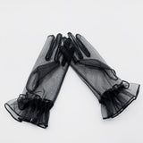 Bridal Wedding Dress Evening Gown Gloves Ruffle 0 - Tophatter Daily Deals