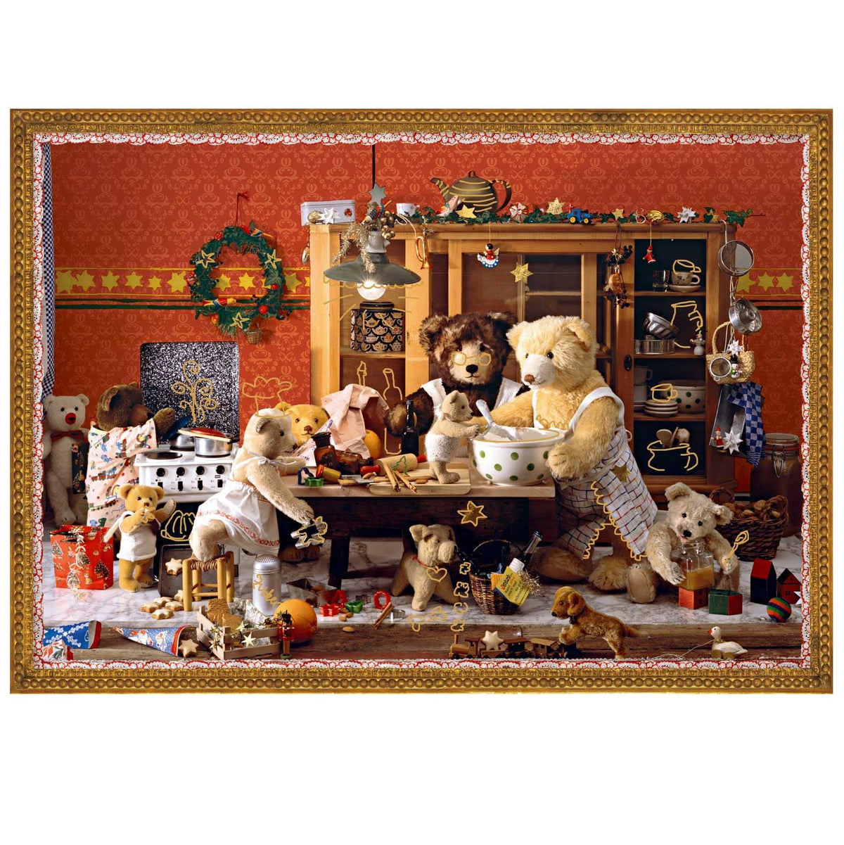 Traditional Christmas Advent Calendar | Teddy Bear Advent Calendar | Christmas Kitchen Picture Advent Calendar Advent Calendar - Tophatter Daily Deals