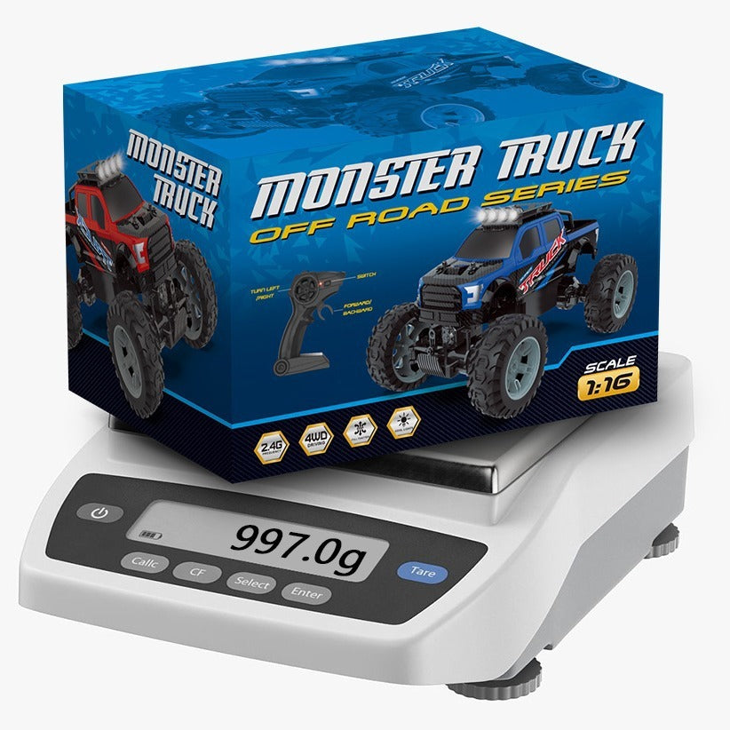 Bigfoot Remote Control Car 24G Rock Crawler Bull Wheel Off-road Vehicle Drop-resistant Stunt 0 - Tophatter Daily Deals