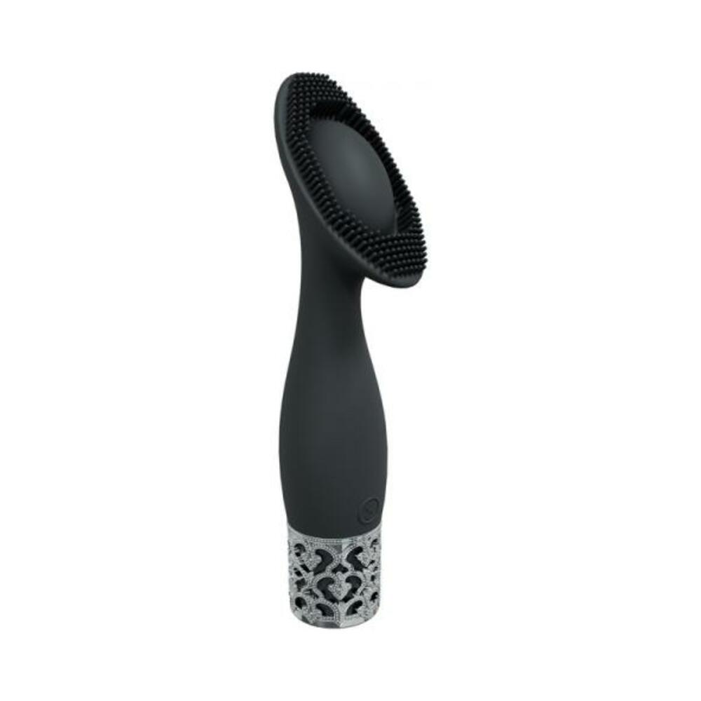 Royal Gems Duchess Silicone Rechargeable Vibrator Black - Tophatter Daily Deals