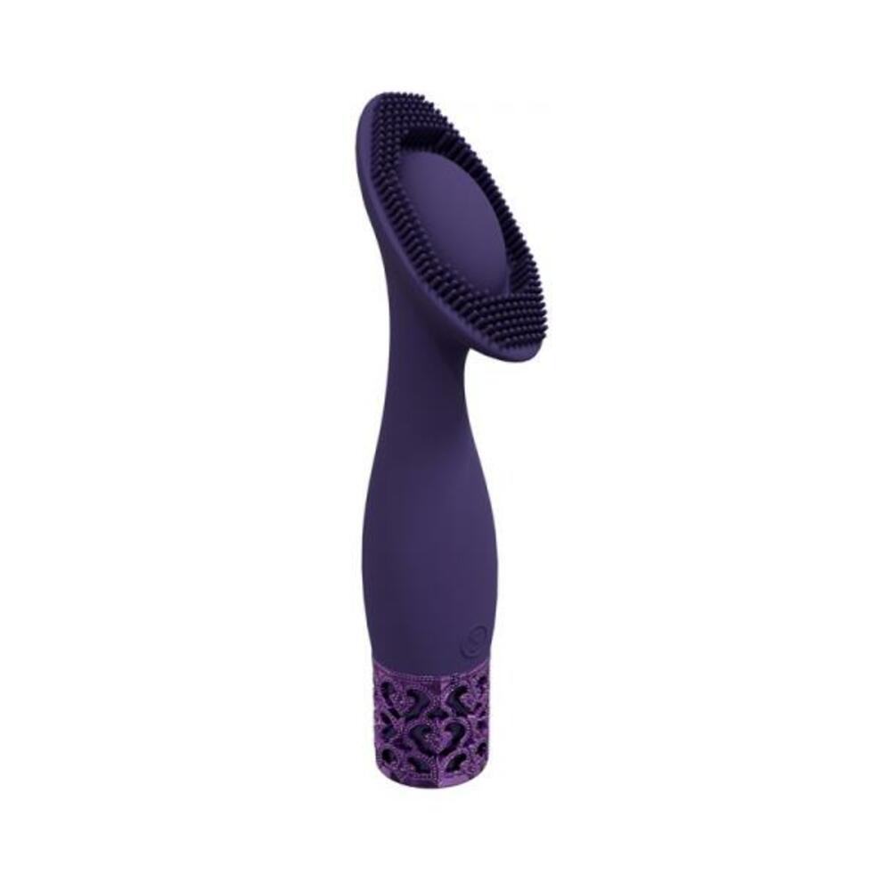 Royal Gems Duchess Silicone Rechargeable Vibrator Purple - Tophatter Daily Deals
