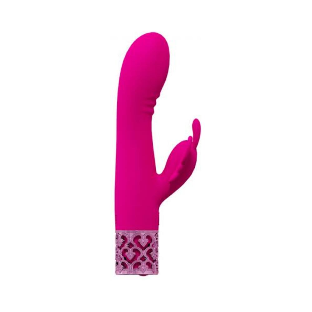 Royal Gems Monarch Silicone Rechargeable Vibrator Pink - Tophatter Daily Deals