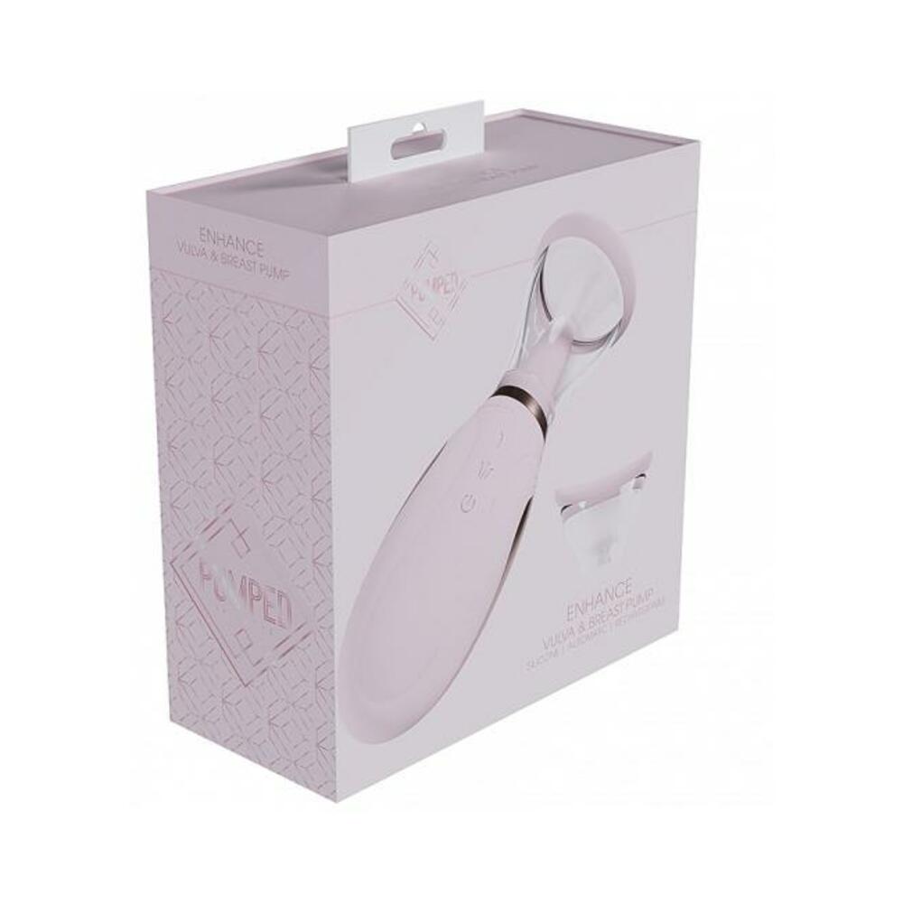 Pumped Enhance Automatic Rechargeable Vulva & Breast Pump Pink - Tophatter Daily Deals
