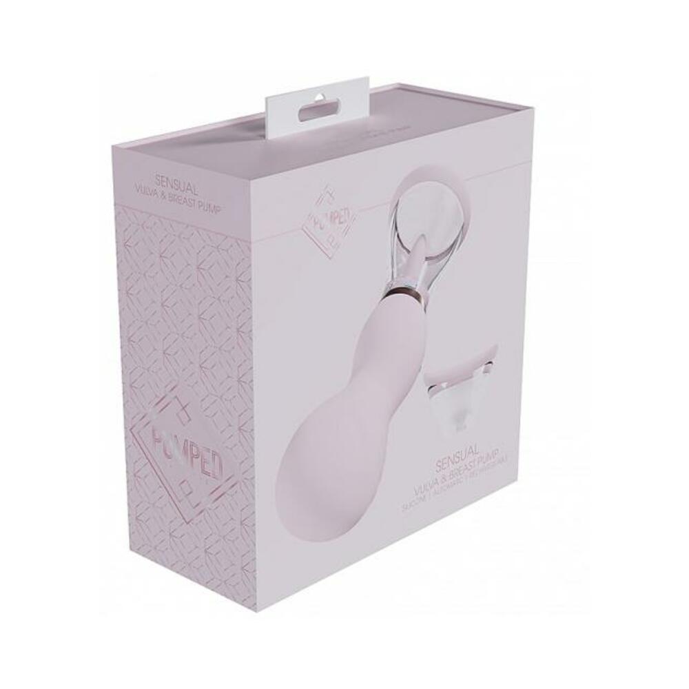 Pumped Sensual Automatic Rechargeable Vulva & Breast Pump Pink - Tophatter Daily Deals