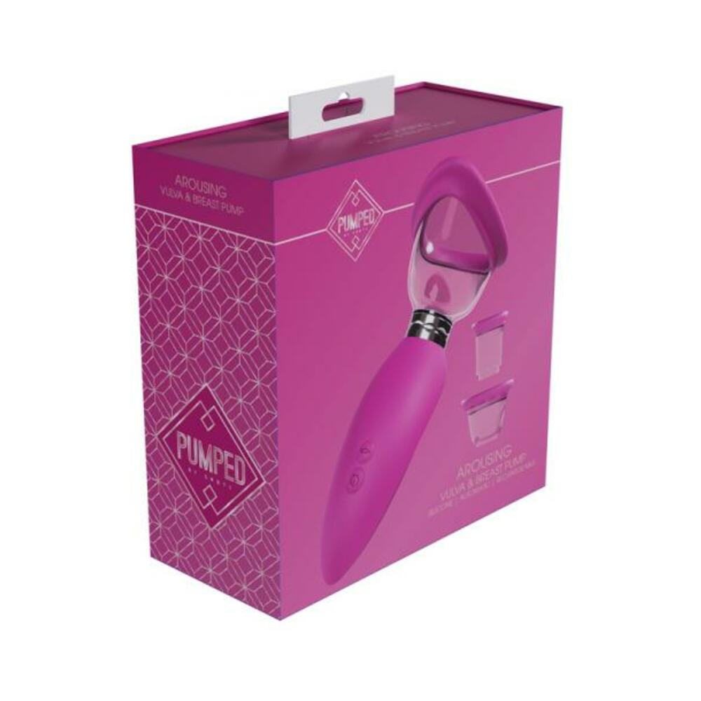 Pumped Arousing Automatic Rechargeable Vulva & Breast Pump Pink - Tophatter Daily Deals