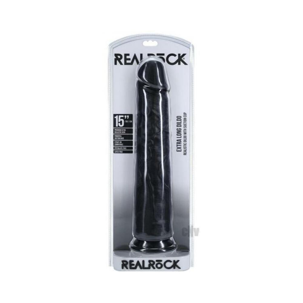 Realrock Xl Straight 15 Black - Tophatter Daily Deals