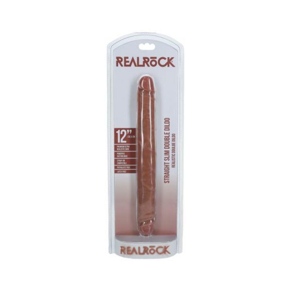Realrock 12 In. Slim Double-ended Dong Tan - Tophatter Daily Deals