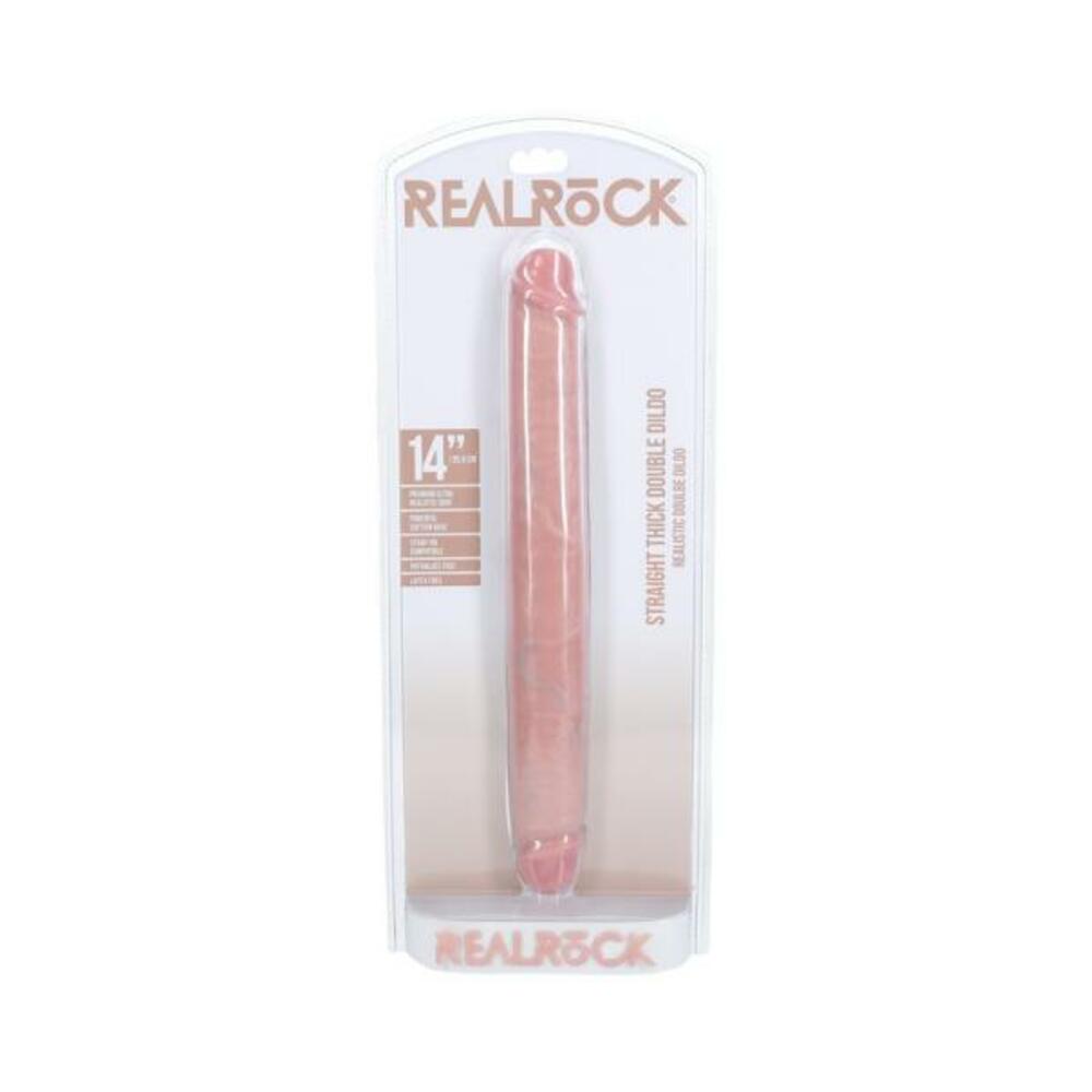 Realrock 14 In. Thick Double-ended Dong Beige - Tophatter Daily Deals