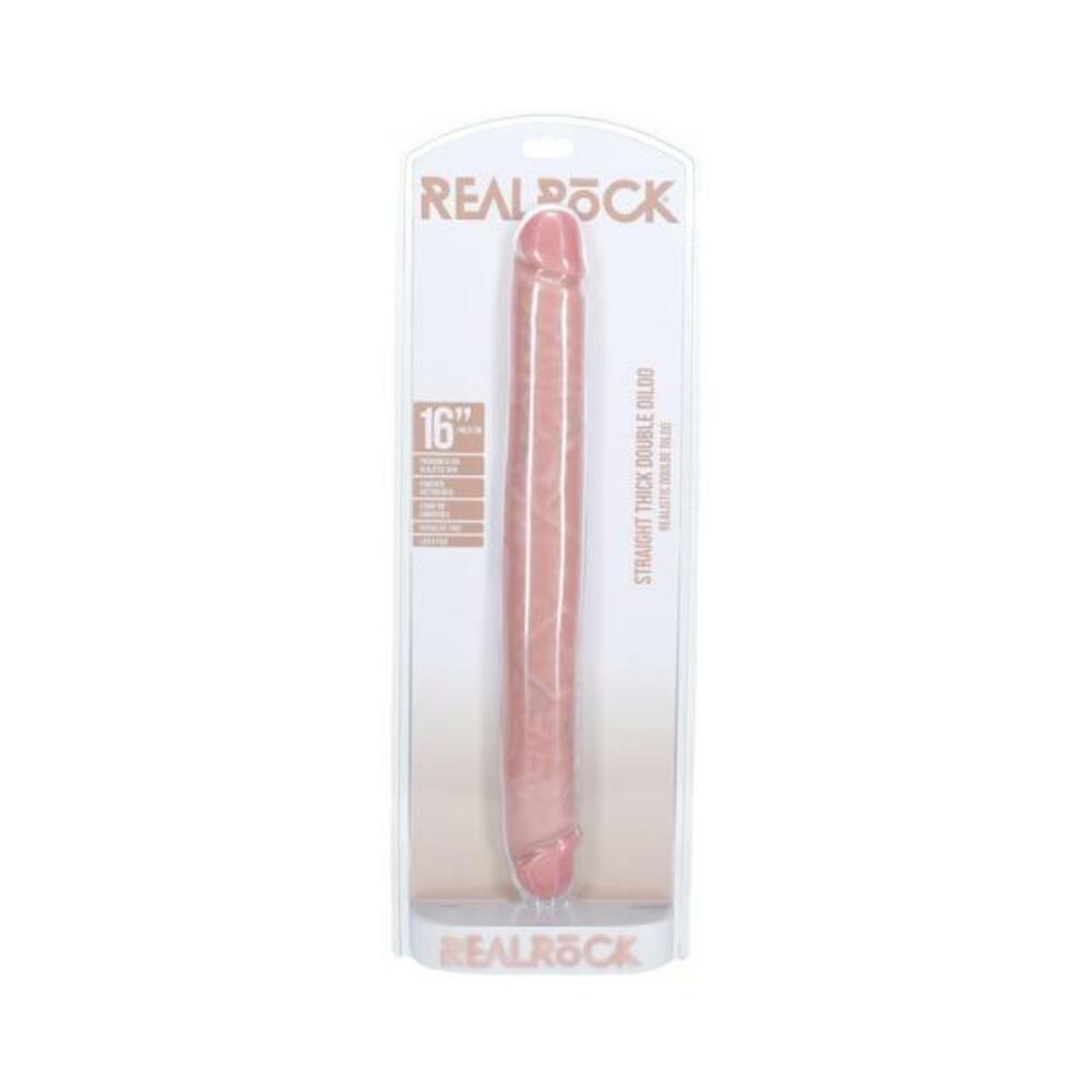 Realrock 16 In. Thick Double-ended Dong Beige - Tophatter Daily Deals
