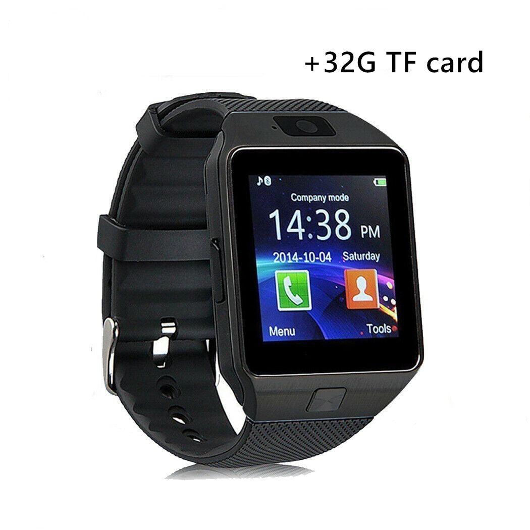 Bluetooth Smart Watch Chinese Language Version Touch Screen Phone Black with 32G TF card 0 - Tophatter Daily Deals