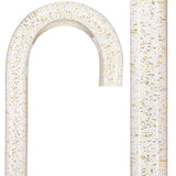 Golden Shimmer Cane: Gold Sparkles in Invisible Clear Shaft Clear Lucite Walking Canes - Tophatter Daily Deals
