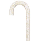 Golden Shimmer Cane: Gold Sparkles in Invisible Clear Shaft Clear Lucite Walking Canes - Tophatter Daily Deals