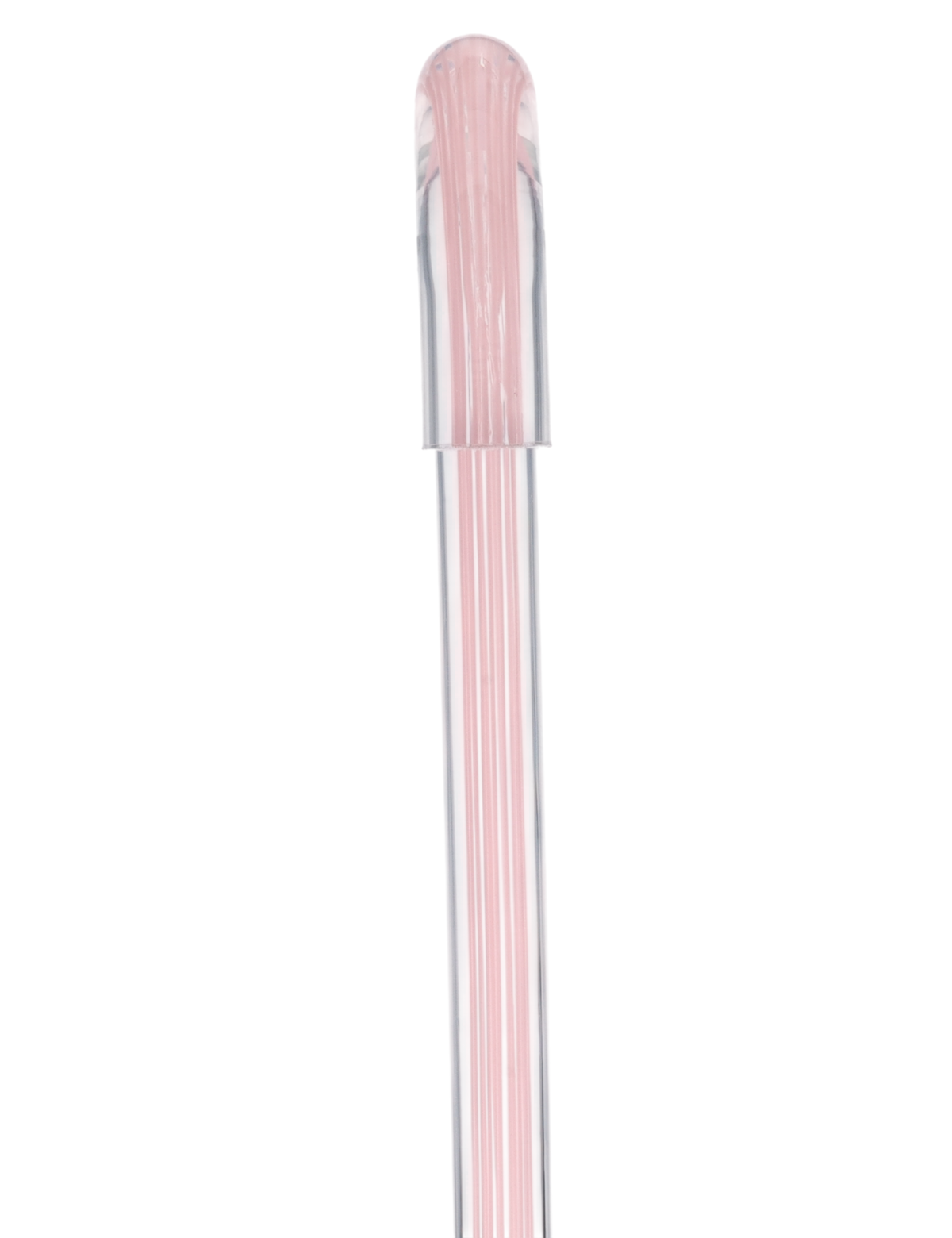 Pretty in Pink Lines Cane: Pink Lines in Invisible Clear Shaft Clear Lucite Walking Canes - Tophatter Daily Deals