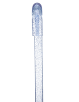 Blue Stardust Sparkle Cane: Blue Sparkles in Invisible Clear Shaft Clear Lucite Walking Canes - Tophatter Daily Deals
