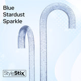 Blue Stardust Sparkle Cane: Blue Sparkles in Invisible Clear Shaft Clear Lucite Walking Canes - Tophatter Daily Deals