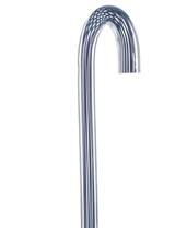 Denim Stripes Cane: Blue Lines in Invisible Clear Shaft Clear Lucite Walking Canes - Tophatter Daily Deals