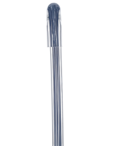Denim Stripes Cane: Blue Lines in Invisible Clear Shaft Clear Lucite Walking Canes - Tophatter Daily Deals