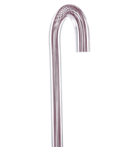 Mauvelous Glide Cane: Mauve Violet Lines in Invisible Clear Shaft Clear Lucite Walking Canes - Tophatter Daily Deals