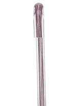 Mauvelous Glide Cane: Mauve Violet Lines in Invisible Clear Shaft Clear Lucite Walking Canes - Tophatter Daily Deals