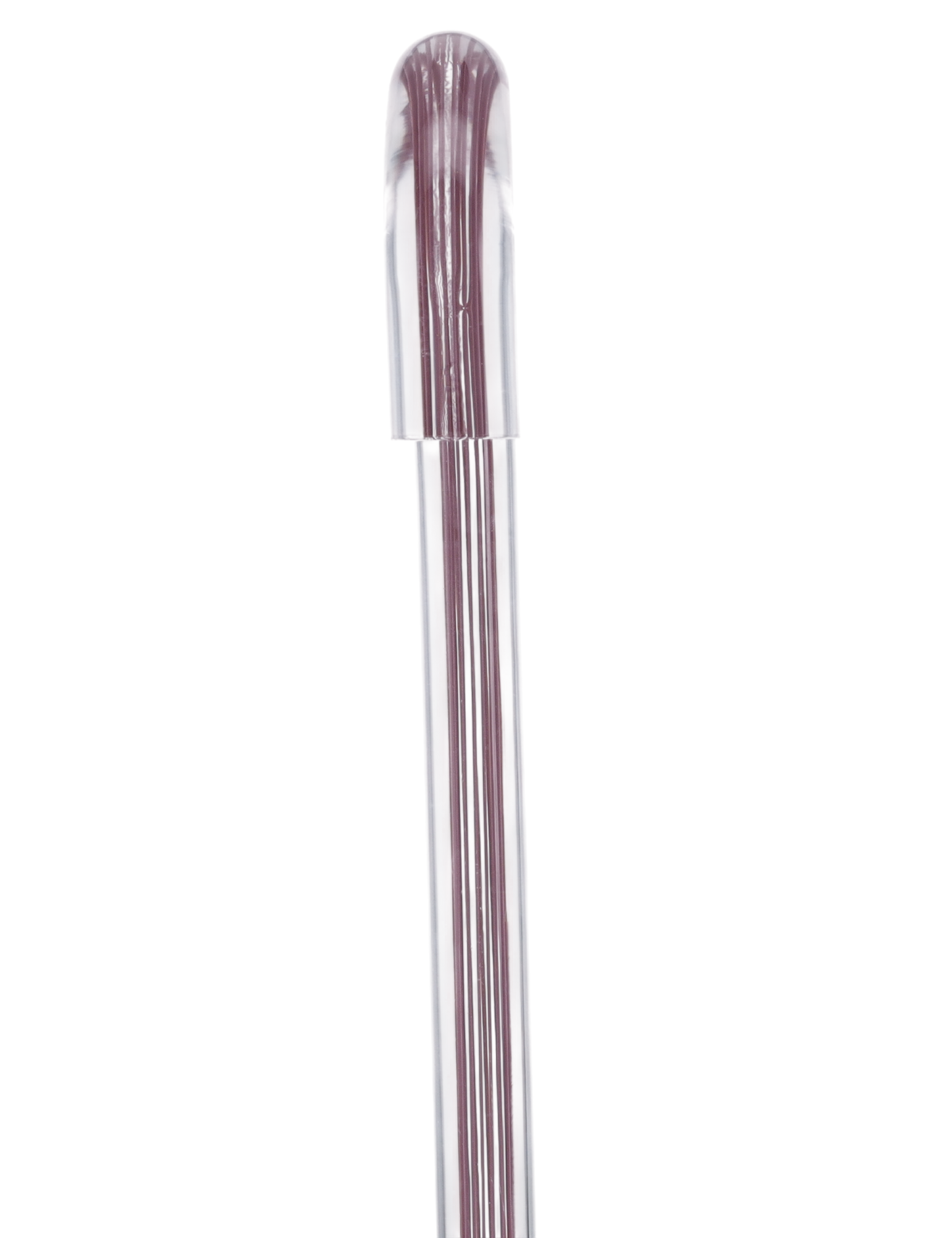 Mauvelous Glide Cane: Mauve Violet Lines in Invisible Clear Shaft Clear Lucite Walking Canes - Tophatter Daily Deals