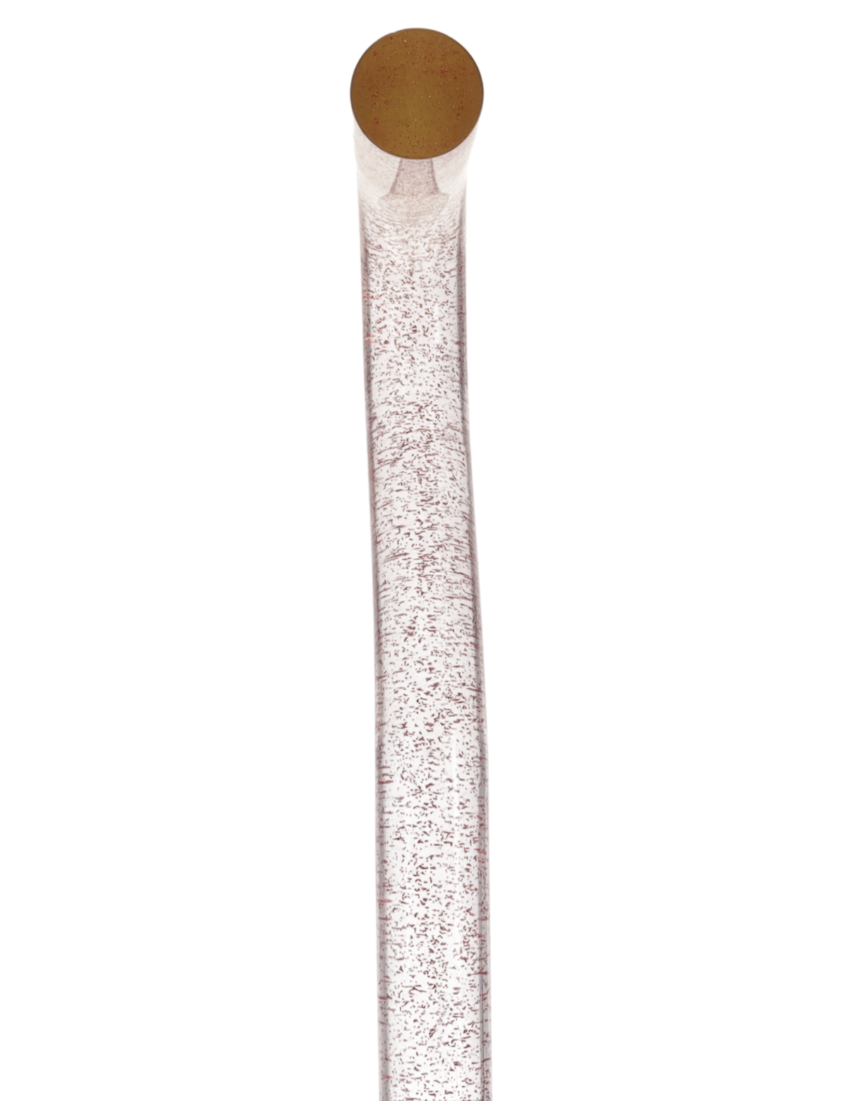Rosé Shimmer Sparkle Cane: Pink Sparkles in Invisible Clear Shaft Clear Lucite Walking Canes - Tophatter Daily Deals