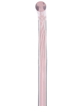Pretty in Pink Lines Cane: Pink Lines in Invisible Clear Shaft Clear Lucite Walking Canes - Tophatter Daily Deals