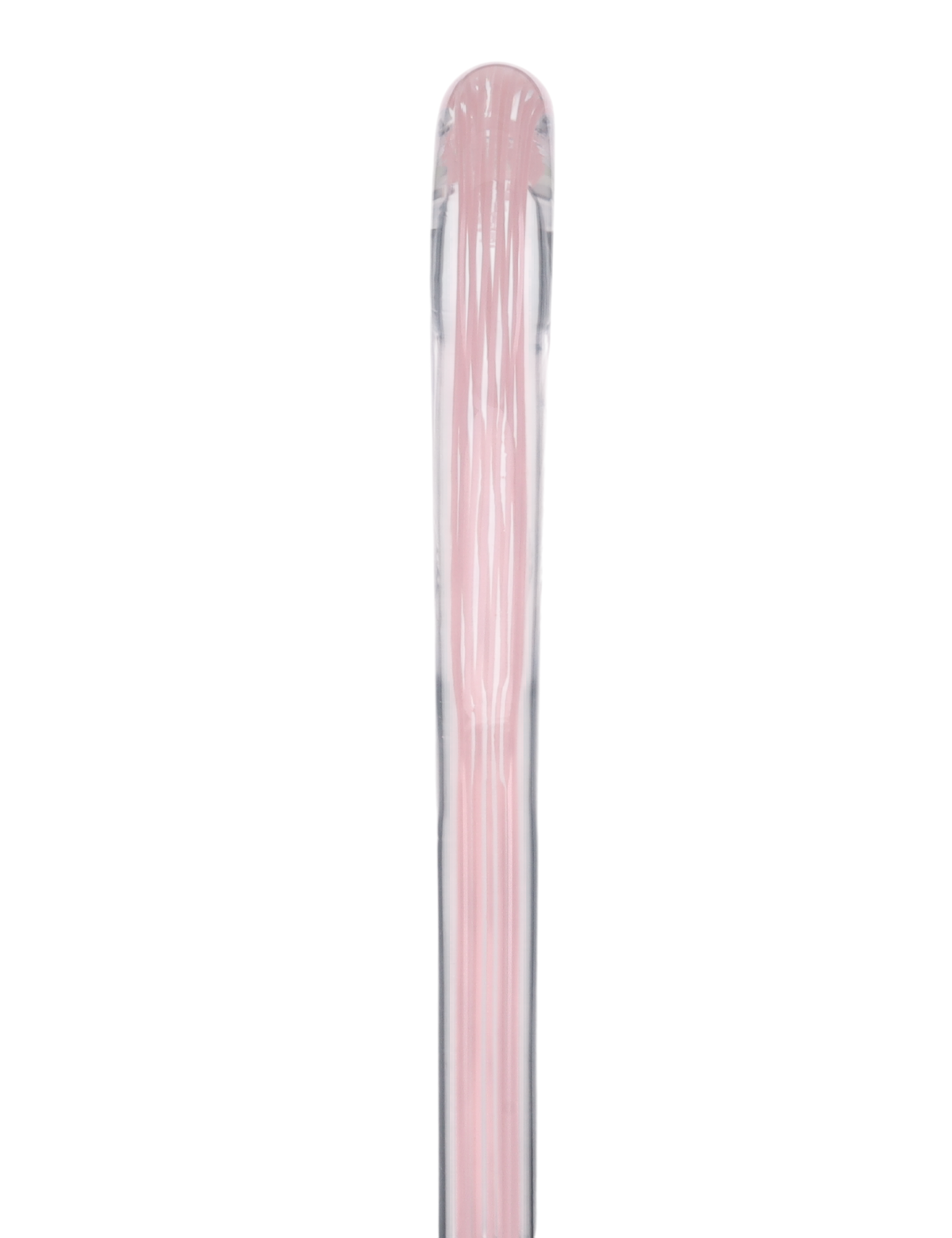 Pretty in Pink Lines Cane: Pink Lines in Invisible Clear Shaft Clear Lucite Walking Canes - Tophatter Daily Deals