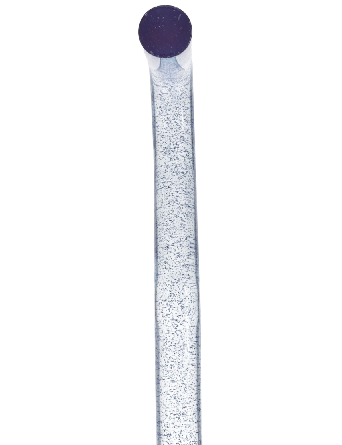 Blue Stardust Sparkle Cane: Blue Sparkles in Invisible Clear Shaft Clear Lucite Walking Canes - Tophatter Daily Deals