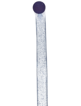 Blue Stardust Sparkle Cane: Blue Sparkles in Invisible Clear Shaft Clear Lucite Walking Canes - Tophatter Daily Deals
