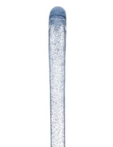 Blue Stardust Sparkle Cane: Blue Sparkles in Invisible Clear Shaft Clear Lucite Walking Canes - Tophatter Daily Deals