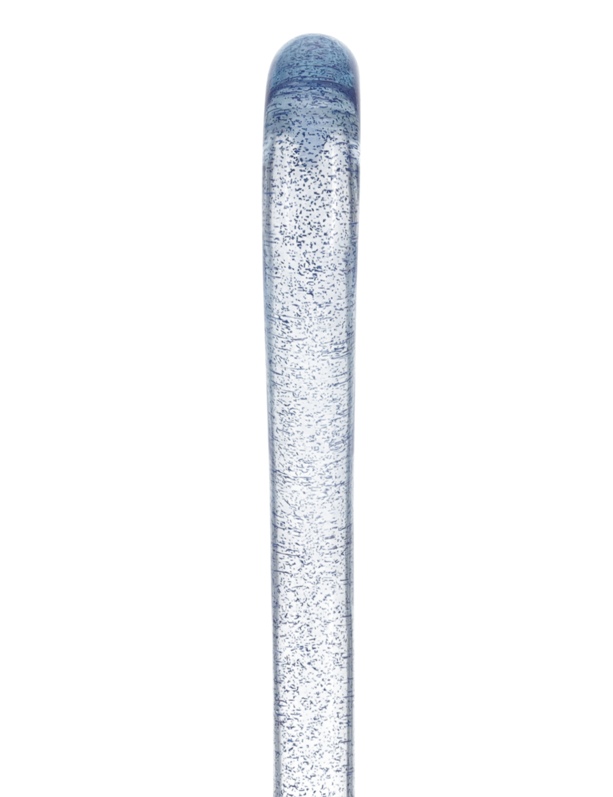 Blue Stardust Sparkle Cane: Blue Sparkles in Invisible Clear Shaft Clear Lucite Walking Canes - Tophatter Daily Deals