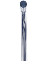 Denim Stripes Cane: Blue Lines in Invisible Clear Shaft Clear Lucite Walking Canes - Tophatter Daily Deals
