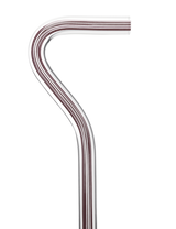 Mauvelous Glide Cane: Mauve Violet Lines in Invisible Clear Shaft Clear Lucite Walking Canes - Tophatter Daily Deals