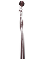 Mauvelous Glide Cane: Mauve Violet Lines in Invisible Clear Shaft Clear Lucite Walking Canes - Tophatter Daily Deals