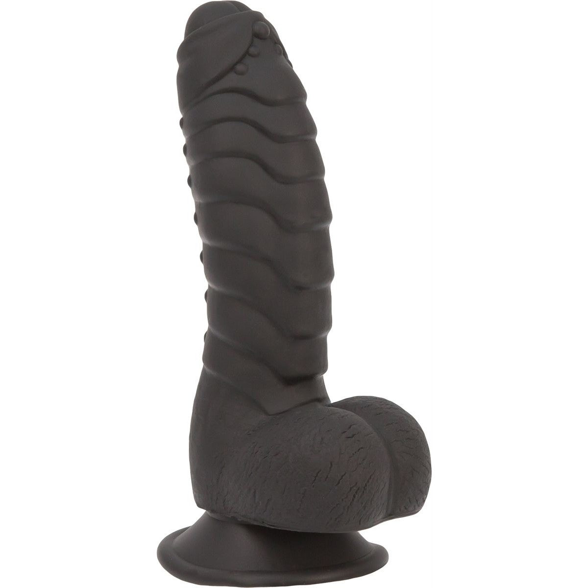 Addiction Ben 7" Silicone Dildo in Black Realistic Dildo - Tophatter Daily Deals
