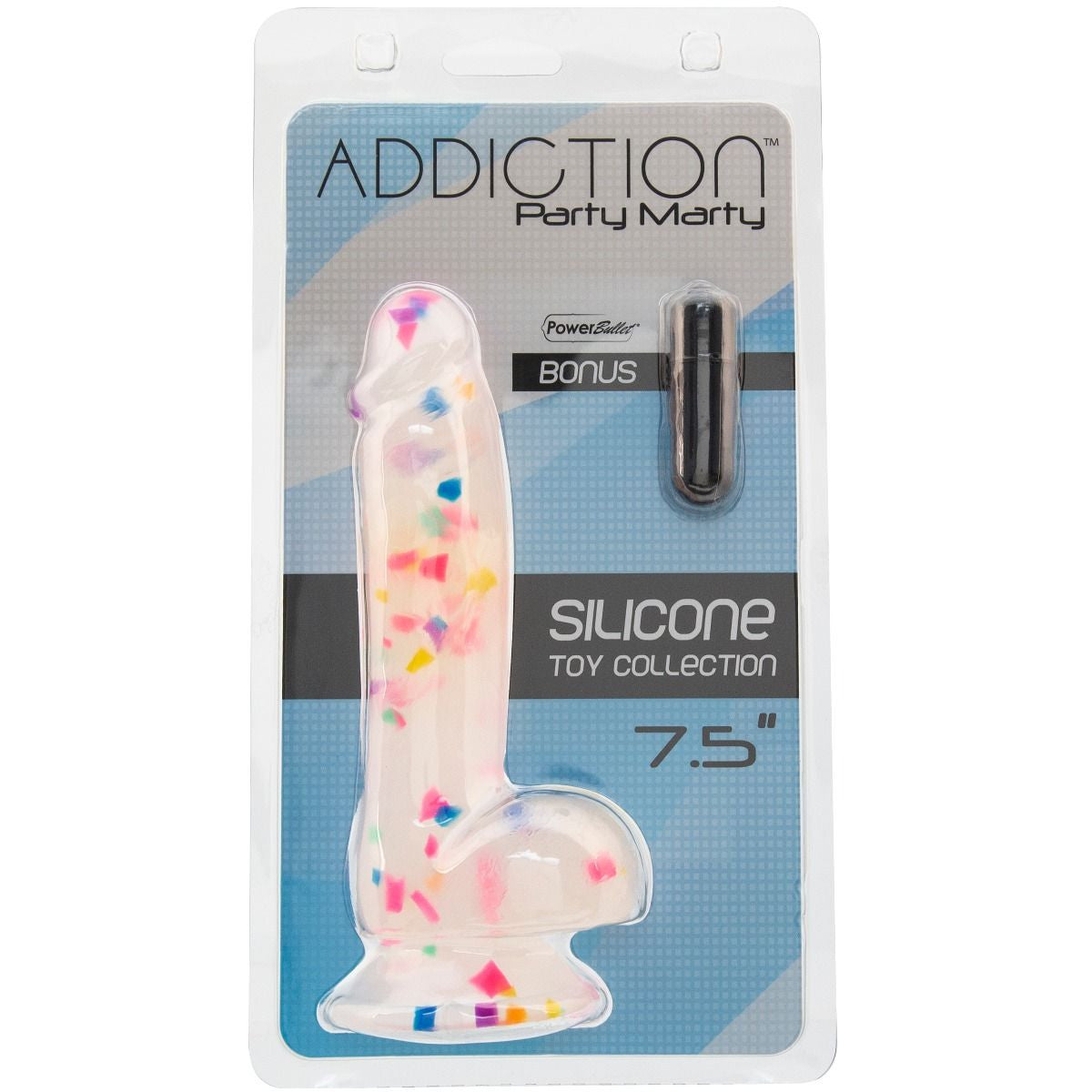 Addiction Party Marty 7.5" Silicone Dildo Realistic Dildo - Tophatter Daily Deals