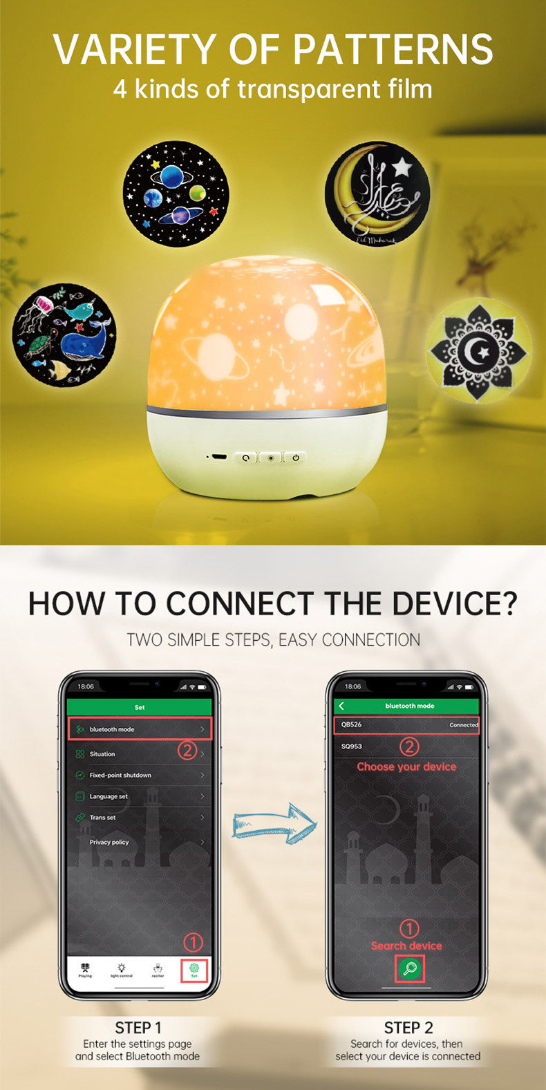 Bluetooth Speaker Kids Gift Night Light 0 - Tophatter Daily Deals