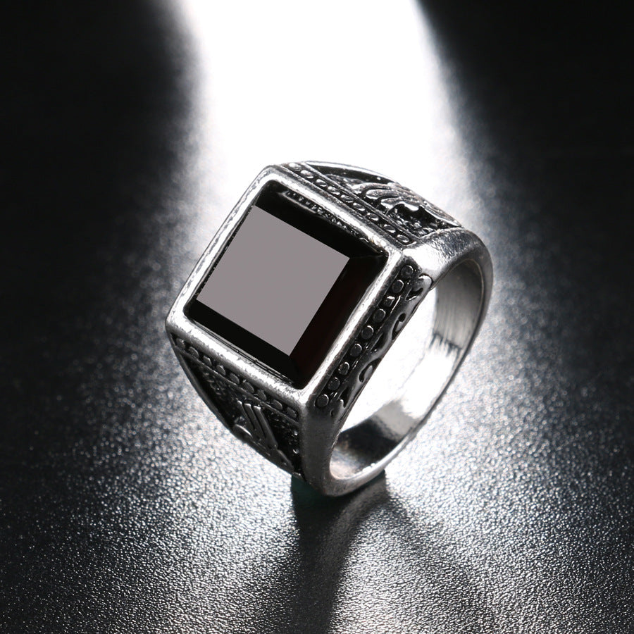 Atmospheric Fashion Resin Ethnic Retro Jewelry Black 0 - Tophatter Daily Deals