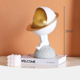 Astronaut Night Light Bedroom Table Lamp Astronaut Bedside Table Lamp Storage decoration USB 0 - Tophatter Daily Deals