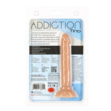 Addiction Tino 5.25" Silicone Dildo in Ivory Realistic Dildo - Tophatter Daily Deals