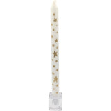 Gold Star Advent Dinner Candle | Numbered Christmas Calendar Candle - 29cm Advent Candle - Tophatter Daily Deals