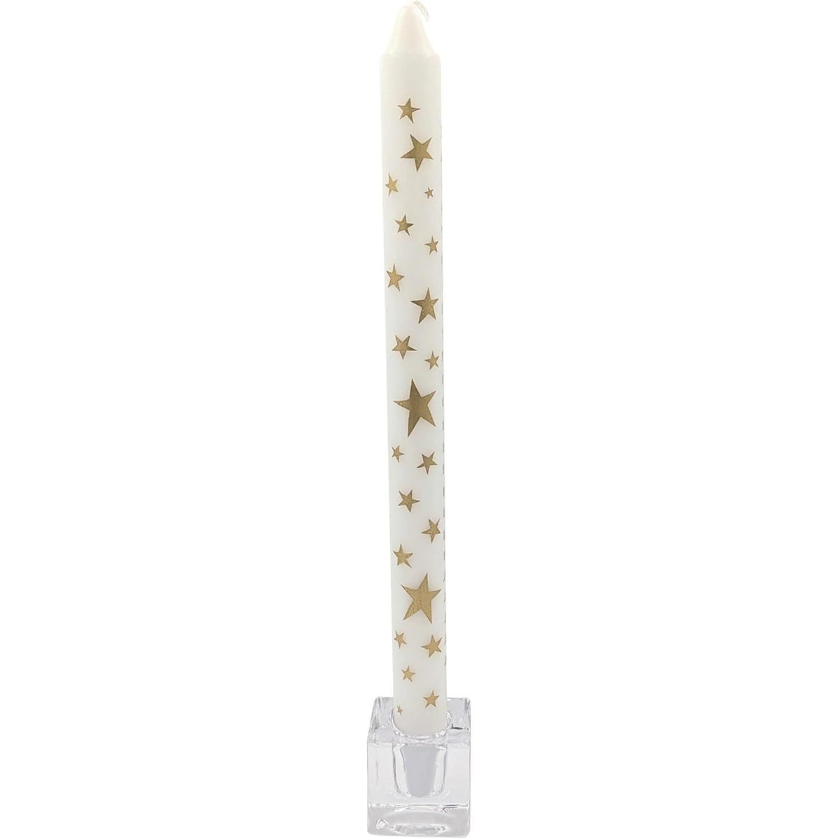Gold Star Advent Dinner Candle | Numbered Christmas Calendar Candle - 29cm Advent Candle - Tophatter Daily Deals