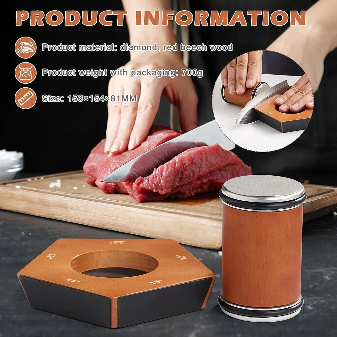 Knife Sharpener Diamond Rolling Set Fall 2025 Precision - Tophatter Daily Deals