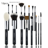 30 PCs Makeup Brush Set Soft Hair Eye Shadow Blush Face Powder Full Set 16 Pcs Big Collection 0 - Tophatter Daily Deals