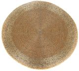 Round Gold Furniture Dining Table Woven Glass Bead Placemat 30cm Placemat - Tophatter Daily Deals